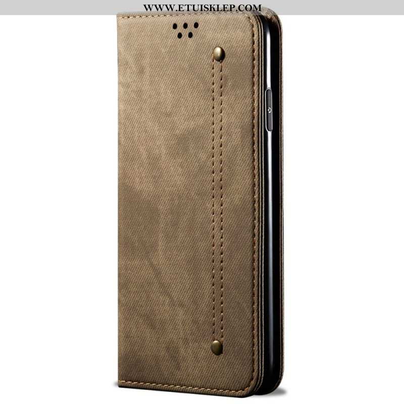 Etui Na Telefon do Xiaomi Redmi Note 11 / 11S Etui Folio Tkanina Dżinsowa